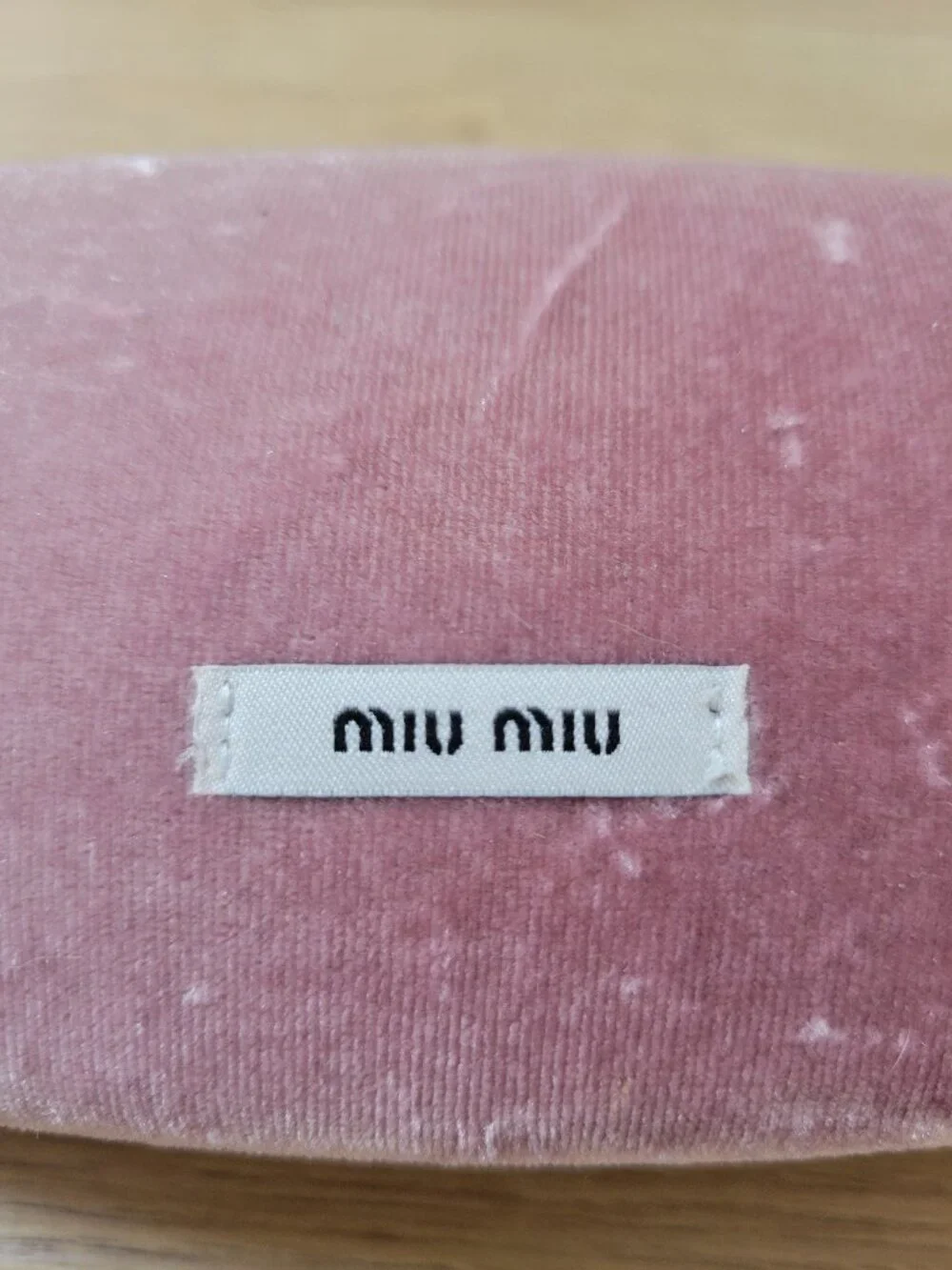 Miu Miu SMU 13N Round Glitter Sunglasses TKB-6X1 with Case & Pouch